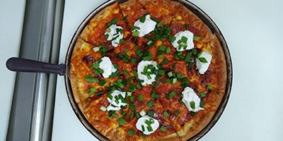 April Pizza of the Month - Baked potato pizza